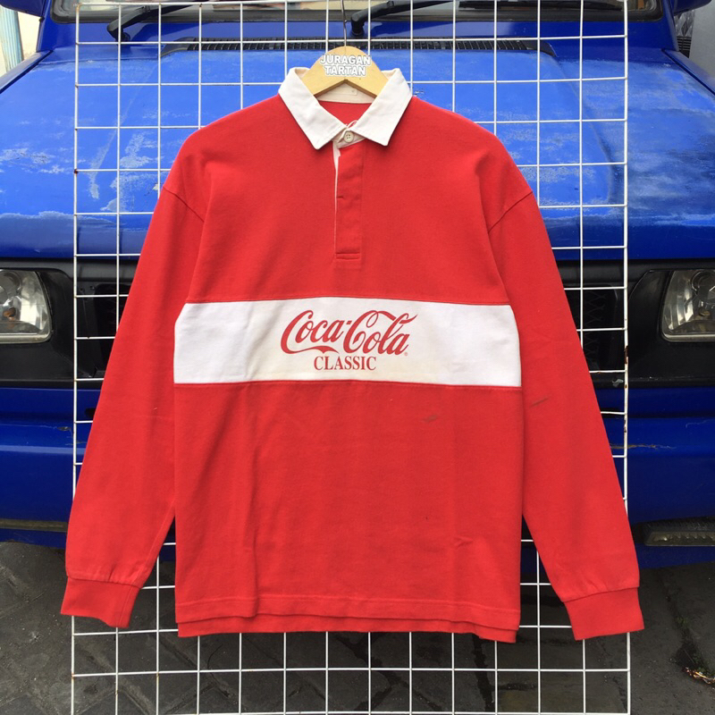 POLO RUGBY GU X COCA COLA // SIZE M