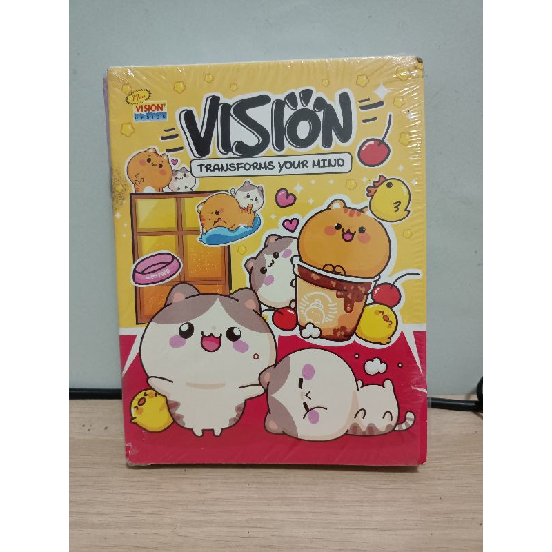 Buku tulis vision, skola, sidu 38 lembar gambar random