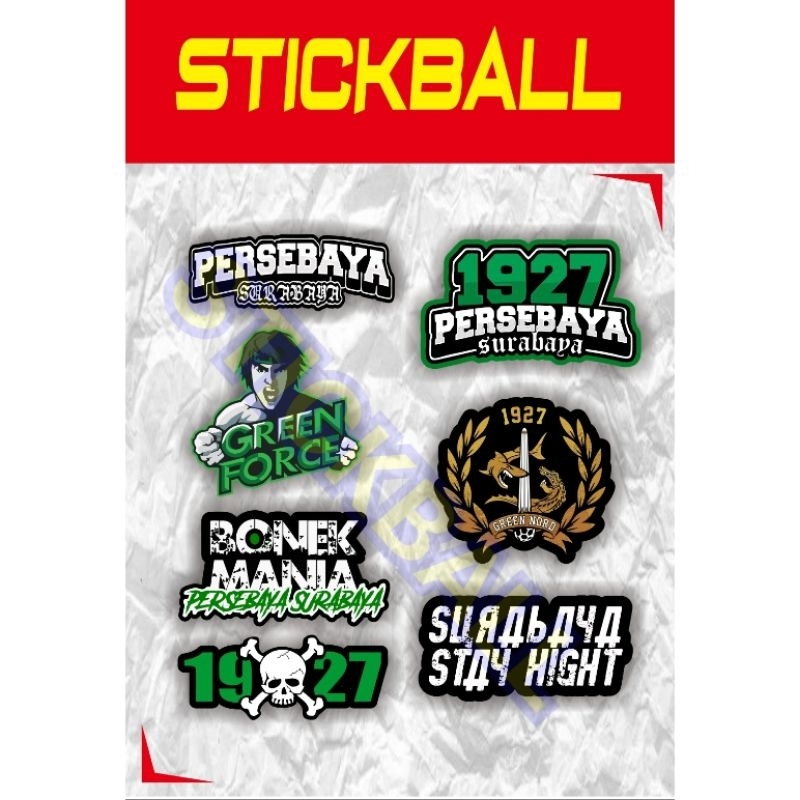 

7 STIKER GREEN NORD BONEK PERSEBAYA SURABAYA 1927