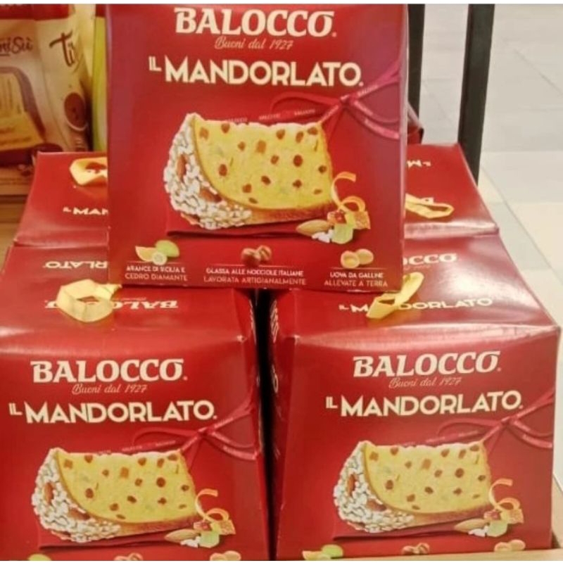 

balocco pannettone mnadorlato cake kue bolu edisi natal