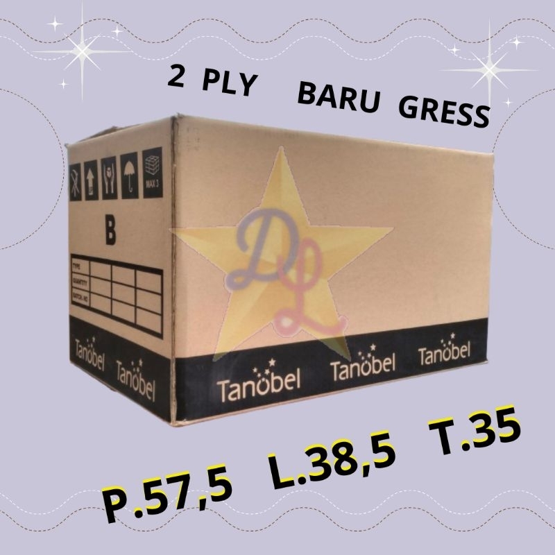 

kardus baru gress ukuran tanggung tebal