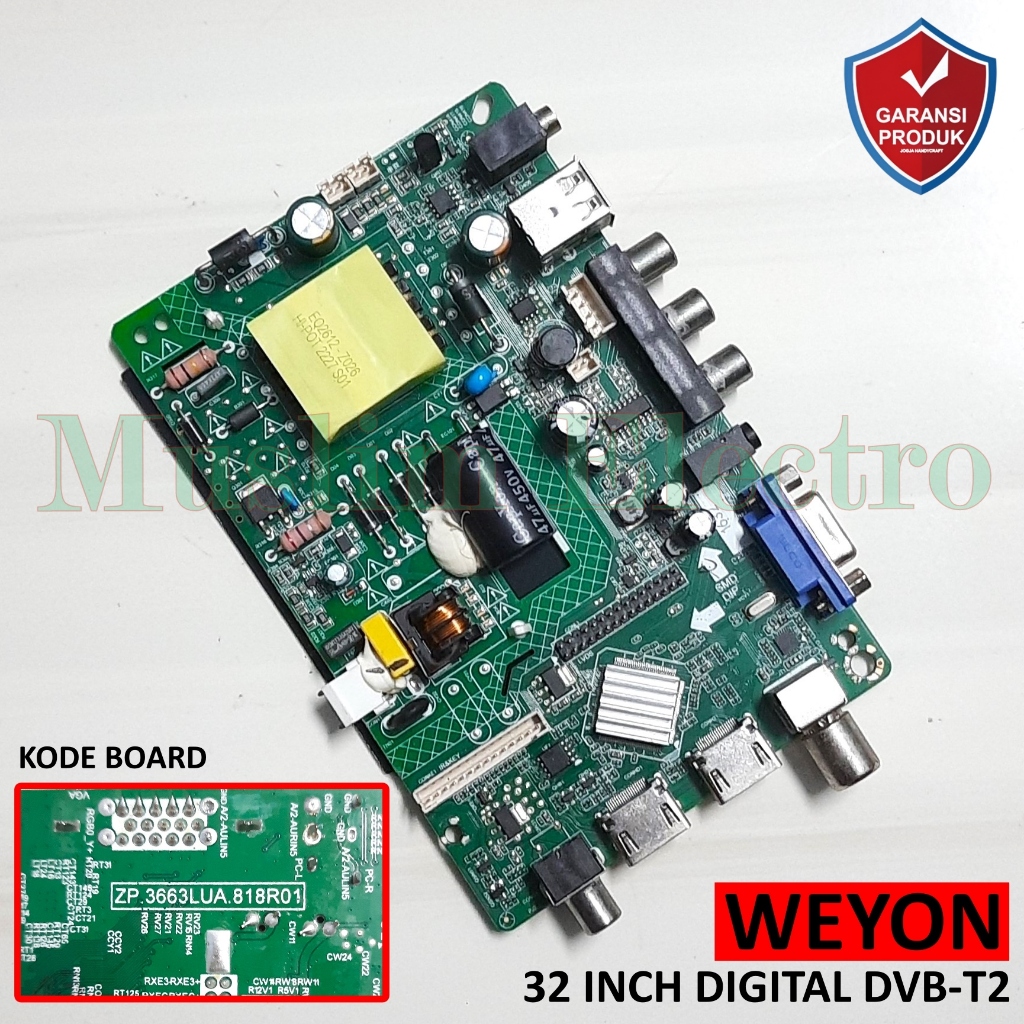 Mainboard LED TV WEYON DIGITAL 32 INCH DVB-T2