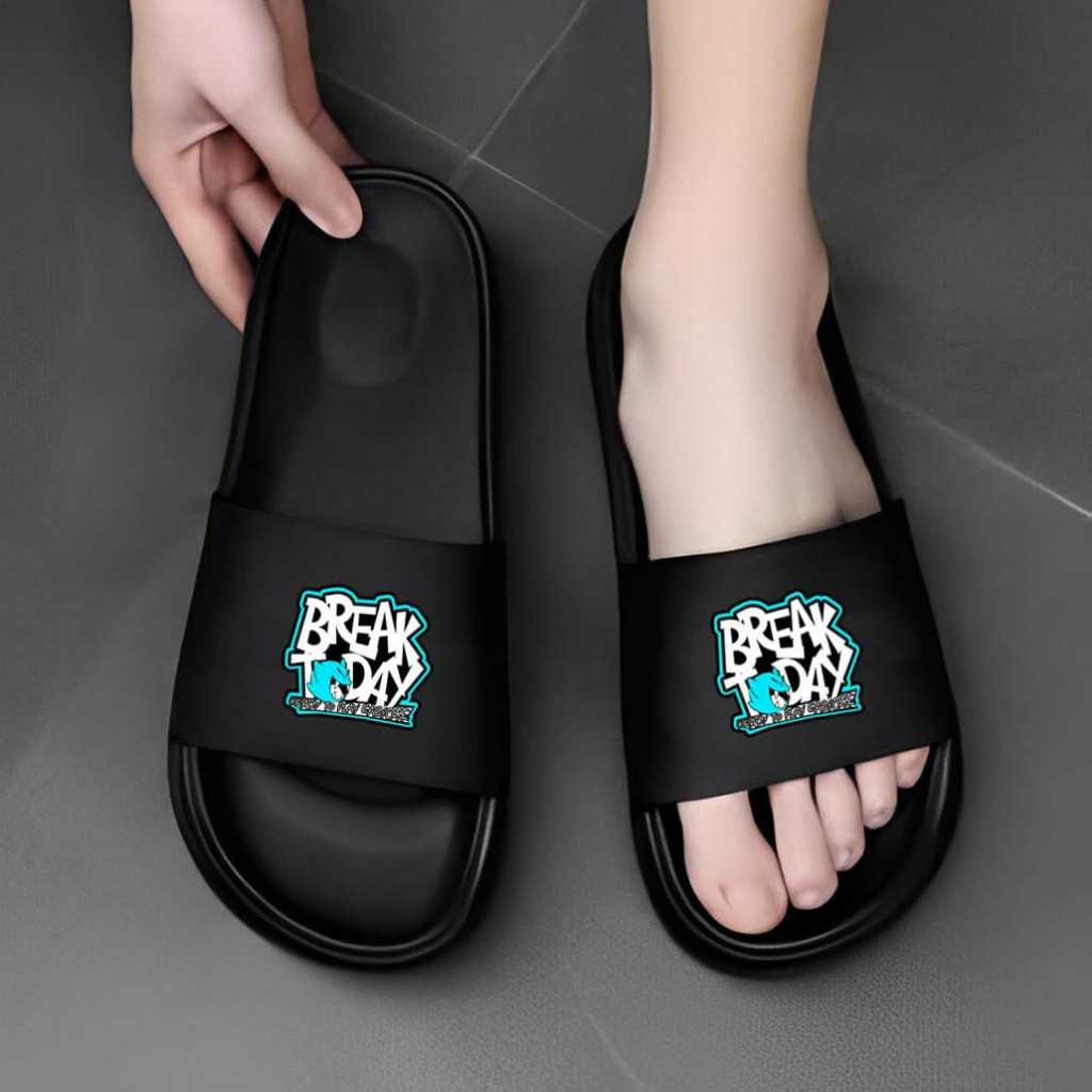 indosliper - Sandal Slide Pria Sandal Phylon UPper Lock BREAKDAY