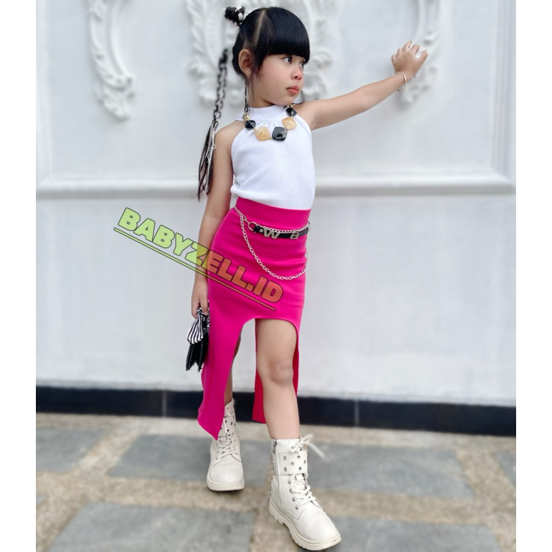 SET ANAK PEREMPUAN CATWALK COSTUM BAJU FASHION SHOW USIA 4-12th