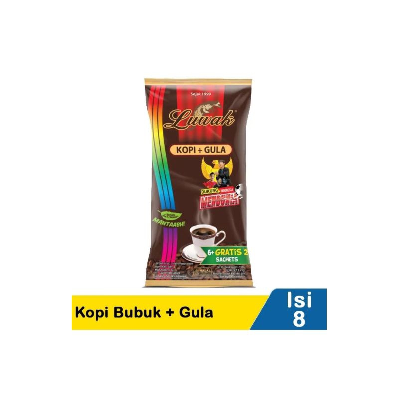 

KOPI LUWAK KOPI+ GULA ISI 8 PCS