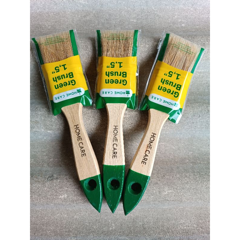 

Kuas Green Brush Home Care 1 1/2 inc / kuas cat tembok / kuas cat minyak cat air / kuas cat kayu besi