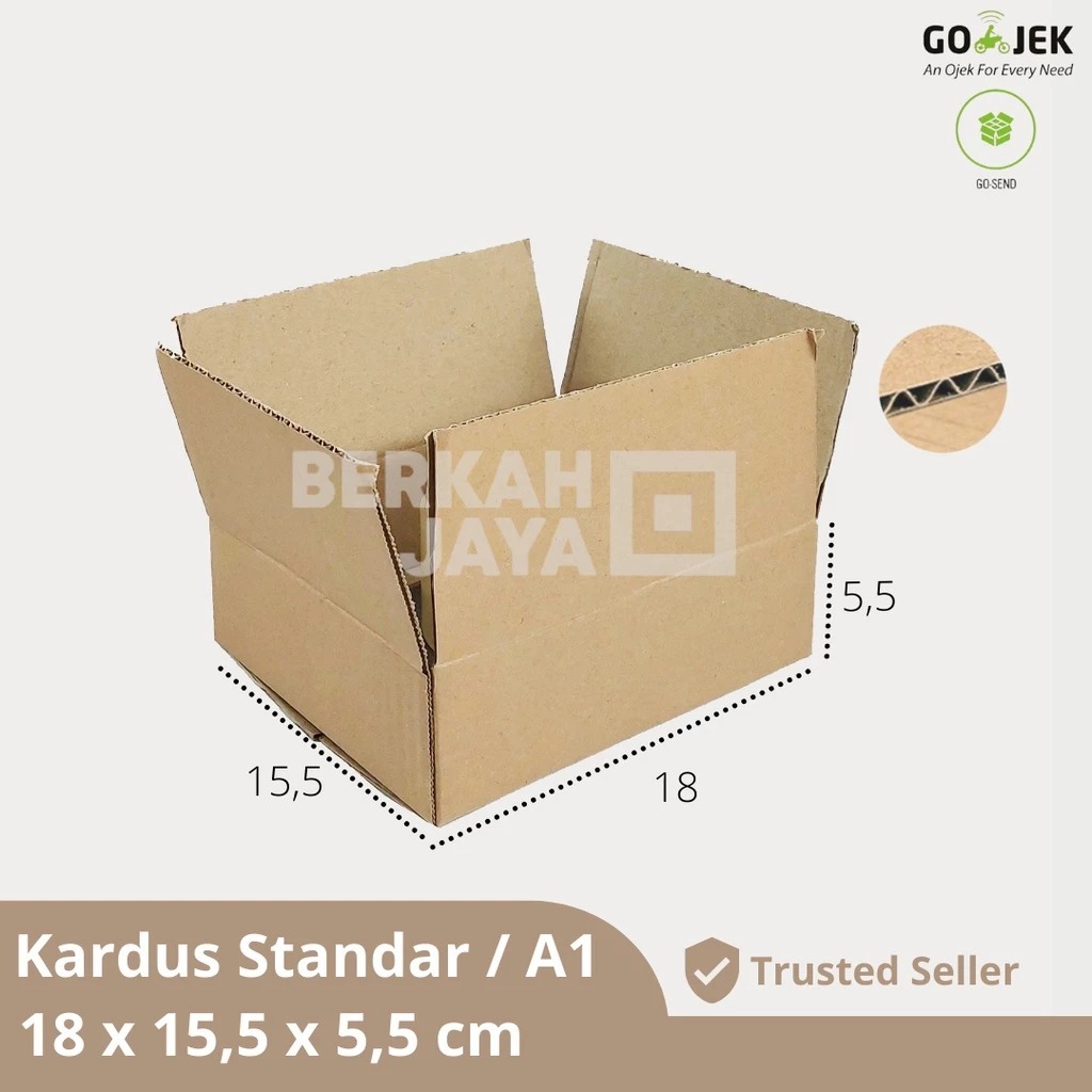 

[KHUSUS INSTANT] 18 x 15,5 x 5,5 cm Kardus | Box | Karton | Kotak Packing - 18x15.5x5.5 cm / Kardus 18 x 15.5 x 5.5 cm / 18x15,5x5,5 cm