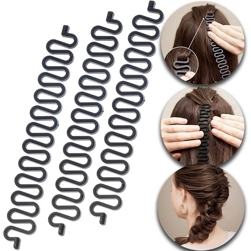 AS Alat Bantu Kepang Rambut Alat Kepang Rambut Alat Pembantu Kuncir Kelabang
