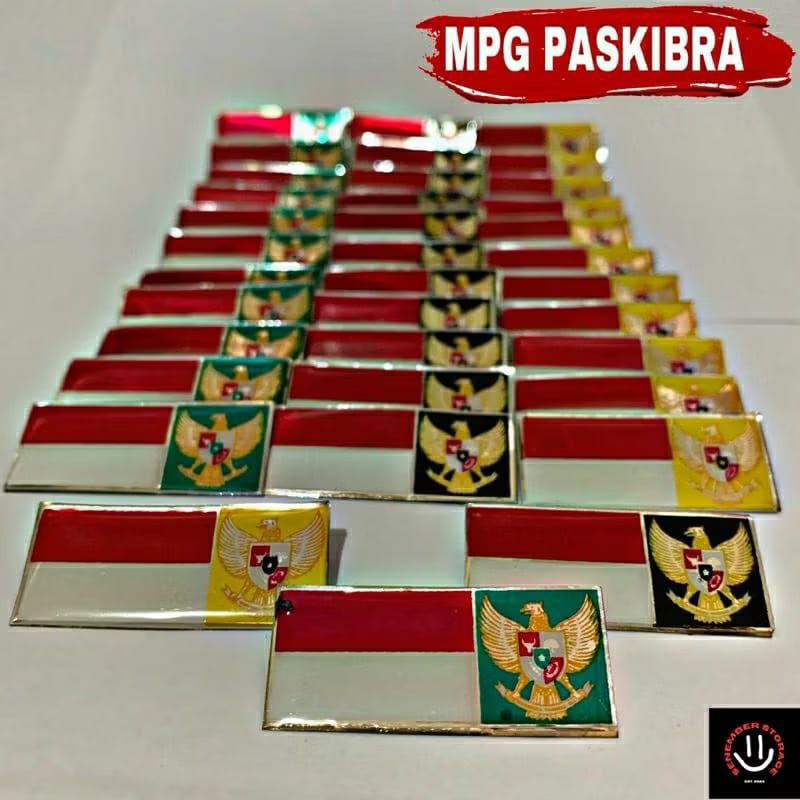 Pin Bendera Garuda