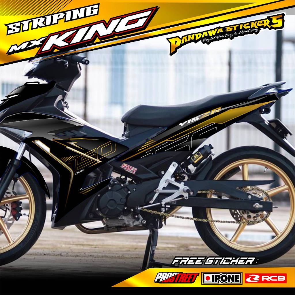 STRIPING VARIASI YAMAHA JUPITER MX KING / STICKER LIST MOTOR JUPITER MX KING
