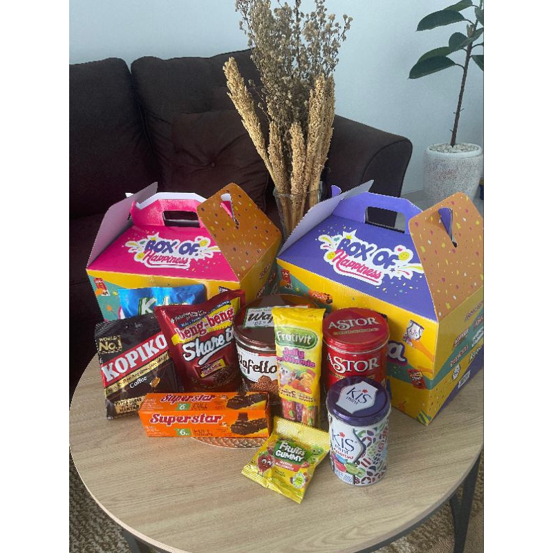 

paket box happiness paket lebaran bingkisan parcel natal