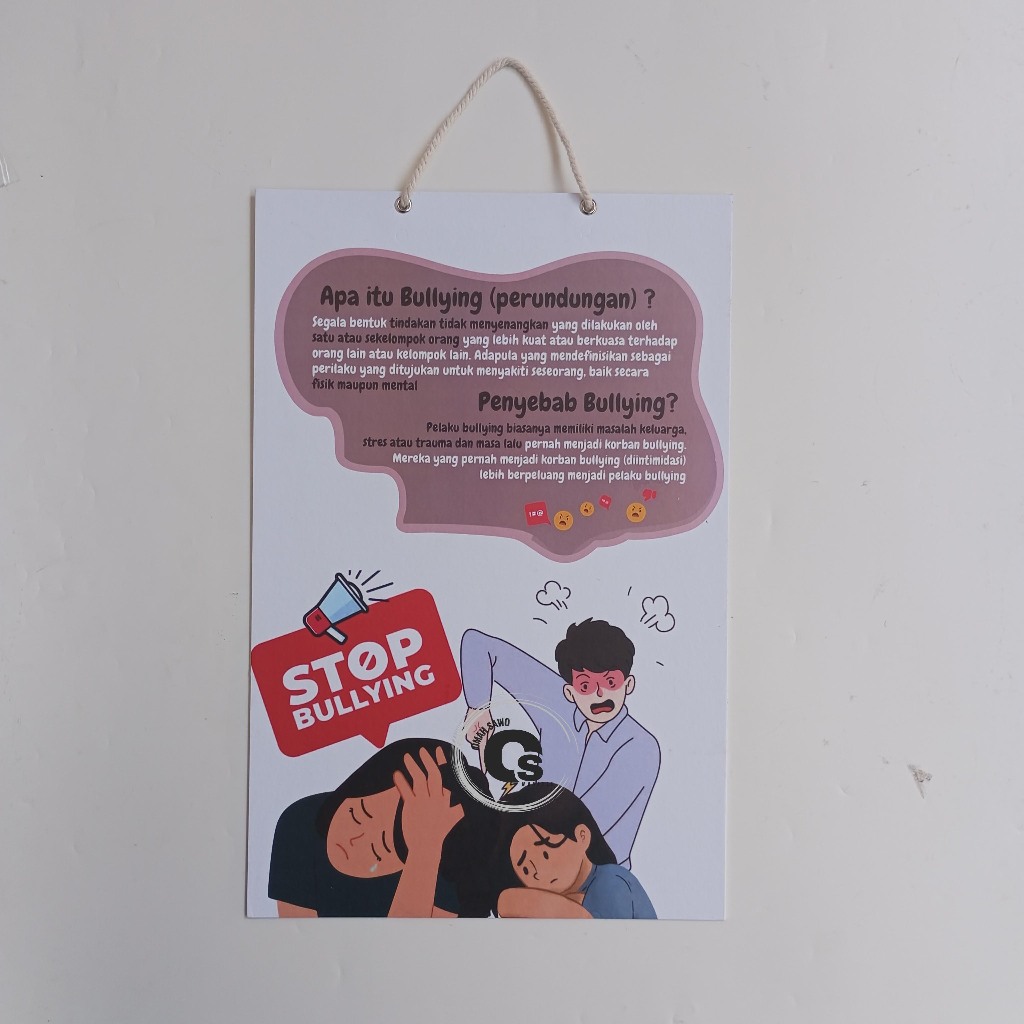 

Hard Poster Apa Itu Bullying - Penyebab Bullying - Hard Poster Stop Perundungan