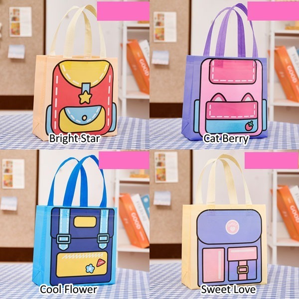 

TAS GOODIE BAG SPUNBOND NON WOVEN Shopping Goodiebag Souvenir Gift Kantong Hampers Ulang Tahun