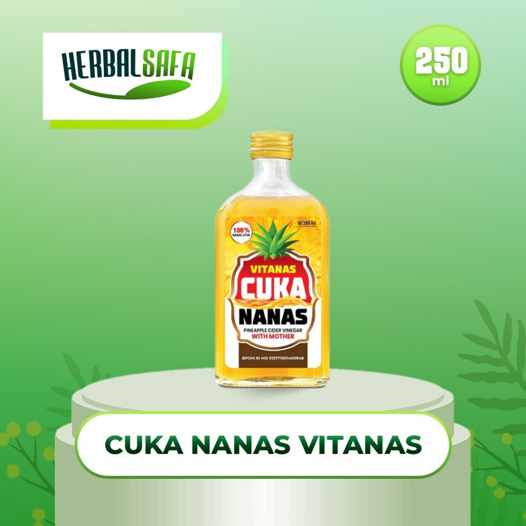 

Vitanas - Cuka Nanas Pineapple Cider Vinegar With Mother Isi 250ml