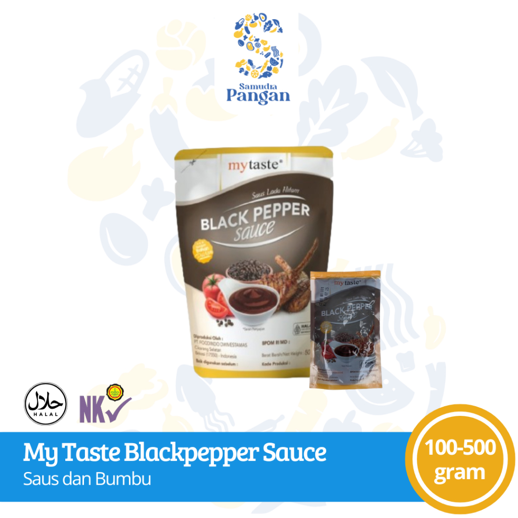 

My Taste Blackpepper Sauce Saus Lada Hitam 100 gram - 500 gram