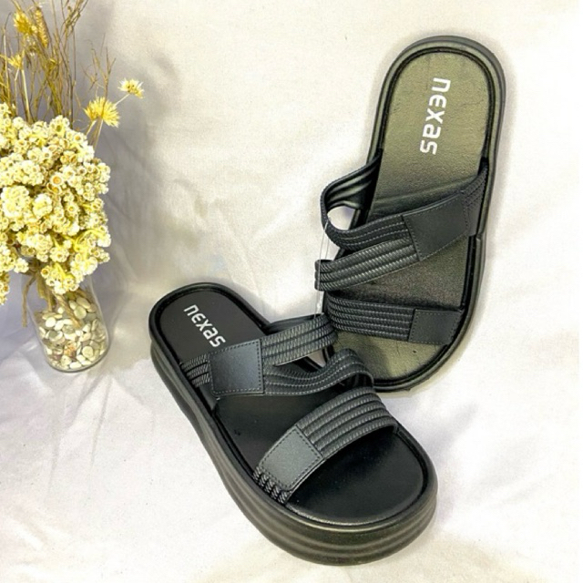 Nexas Sandal Bahan Karet Wanita Kekinian
