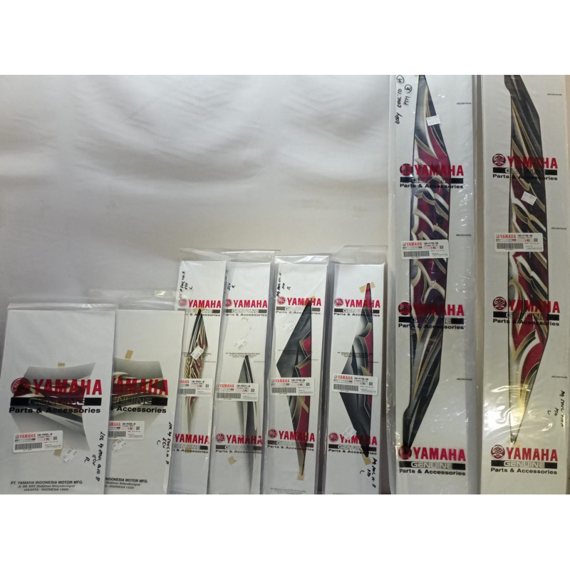 stiker striping mio soul putih