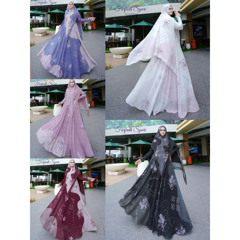 Chayra Syari Farfadh Syari by Rayhanco Ceruti Babydoll Import Premium denga motif kekinian dan di