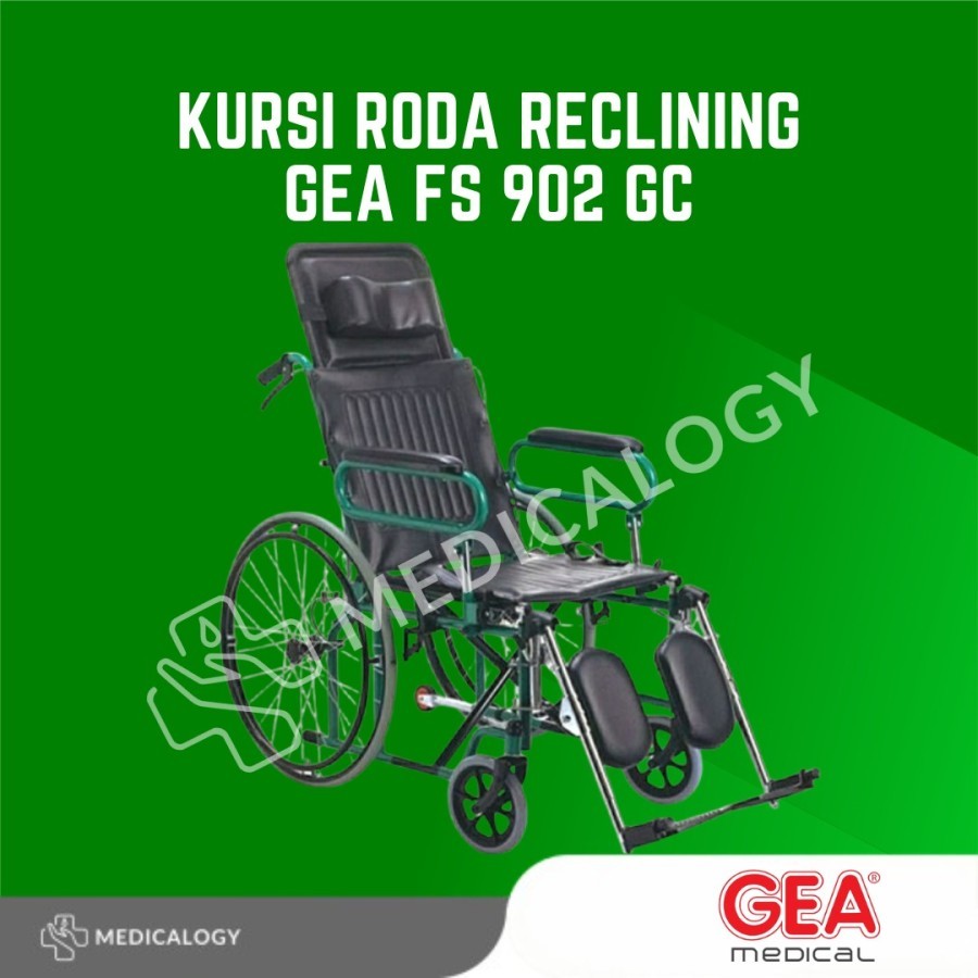 Kursi Roda Reclining GEA FS 902 GC / Kursi Roda Multi Fungsi Reclining GEA FS 902 GC