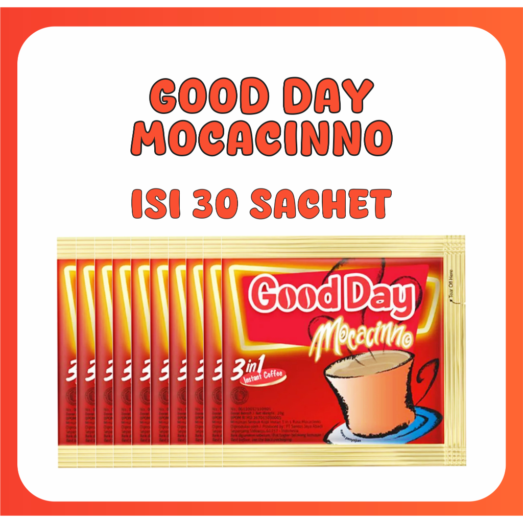 

3 RENCENG GOOD DAY MOCACINNO PROMO (30 SACHET)