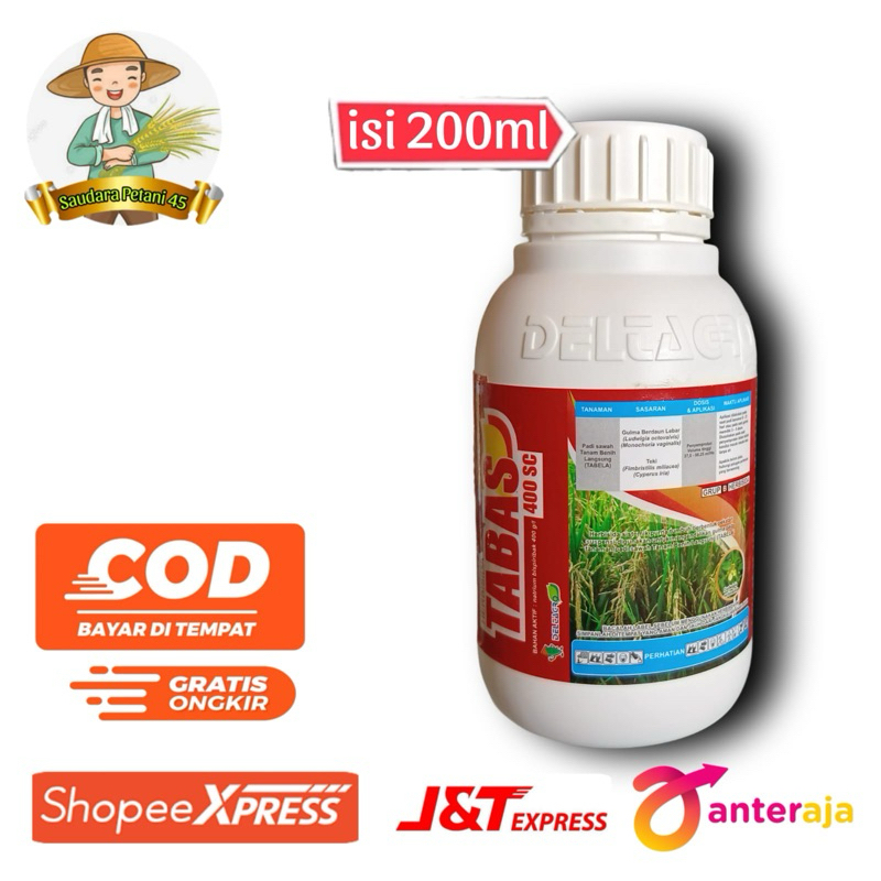 Herbisida seletif untuk padi TABAS 400SC 200ML