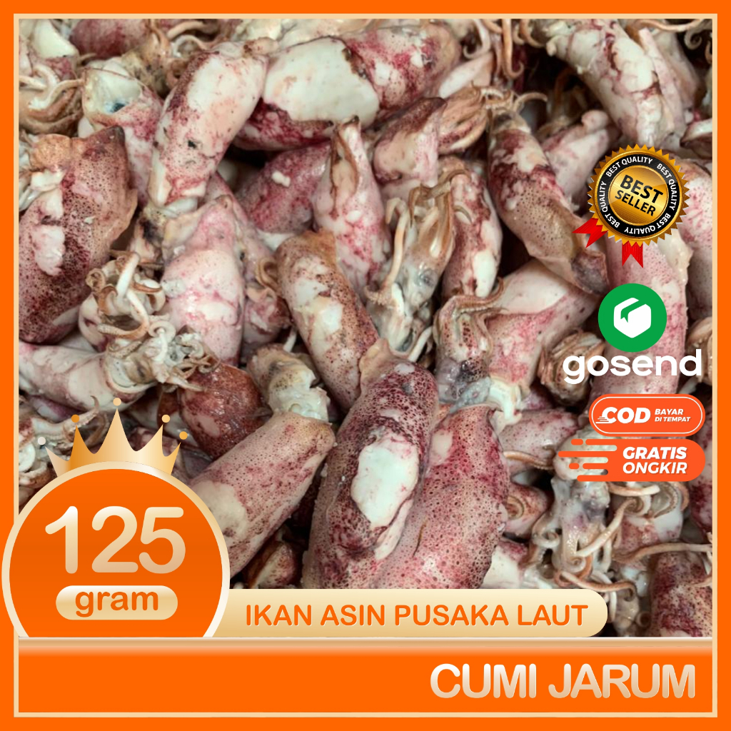 

Cumi Jarum Ikan Asin Cumi Jarum Rebus Super Segar Dan Fresh 125 Gram