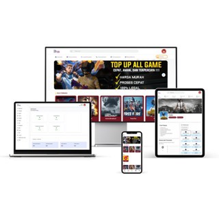 Jasa Pembuatan website Aplikasi TopUp Game dan PPOB Jual Pulsa, SIAP PAKAI
