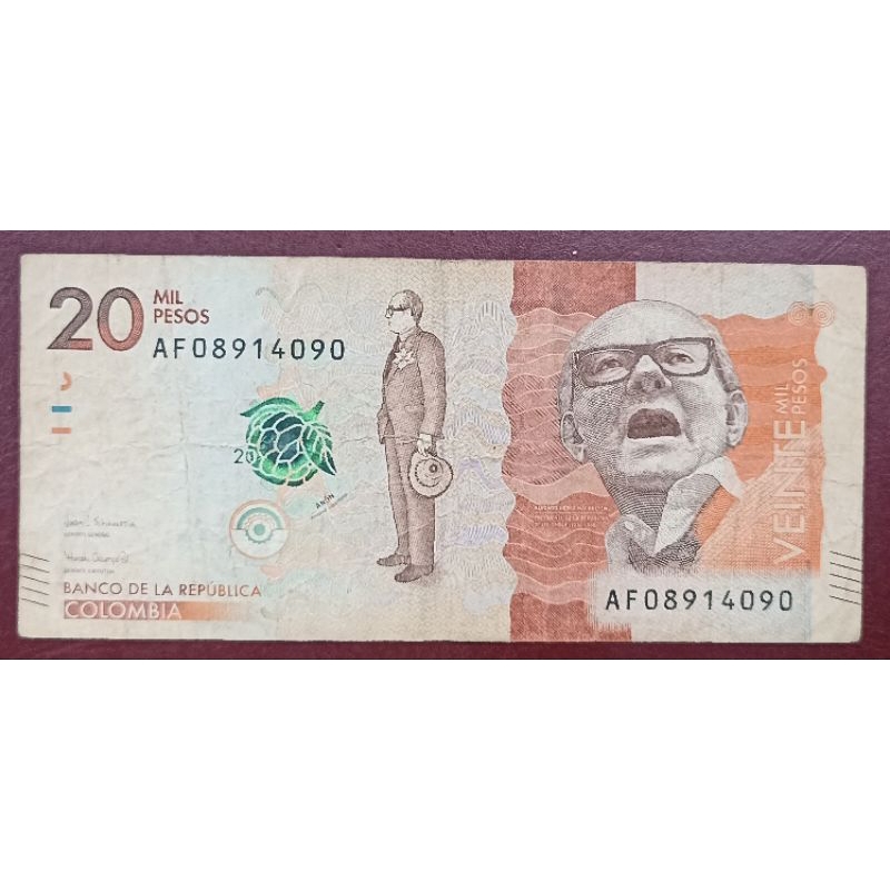 UANG COLOMBIA 20000 PESOS