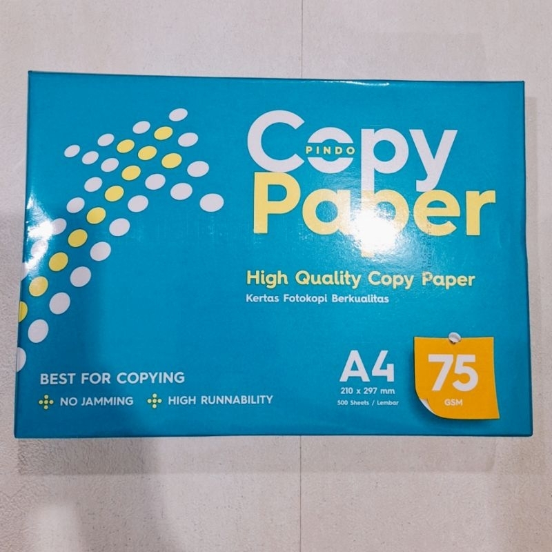 

KERTAS COPY PAPER HVS A4 75 GSM /rim