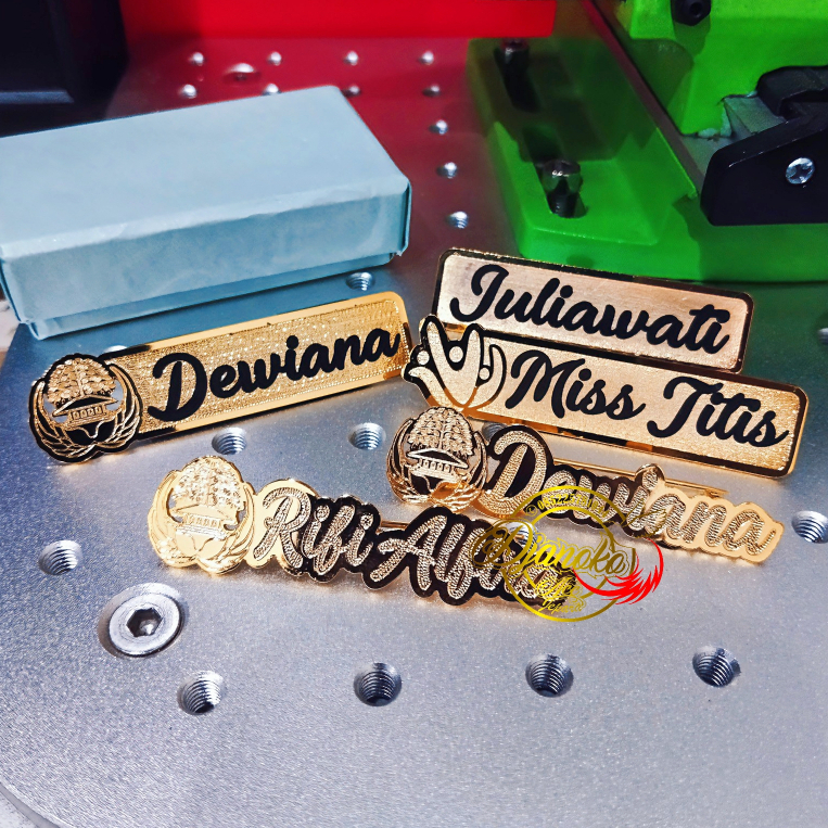 Bros Korpri Custom Nama Lapis Emas