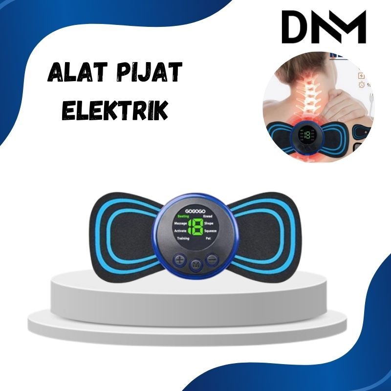 Alat Pijat Punggung Alat Pijat Leher Elektrik Alat Terapi Pinggang Akupunktur Pengisian Meningkatkan