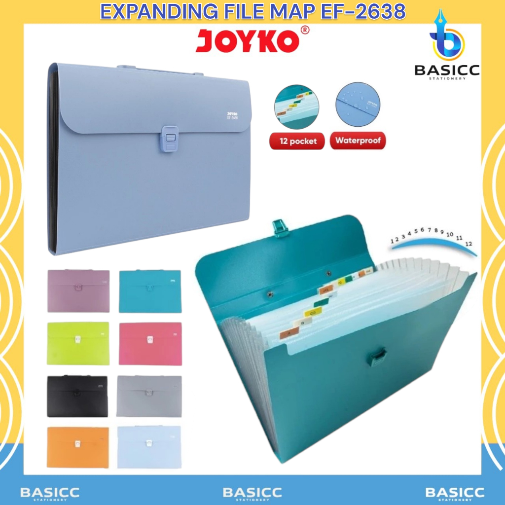 

Joyko Expanding File Map Harmonika EF-2638 | @1Pcs