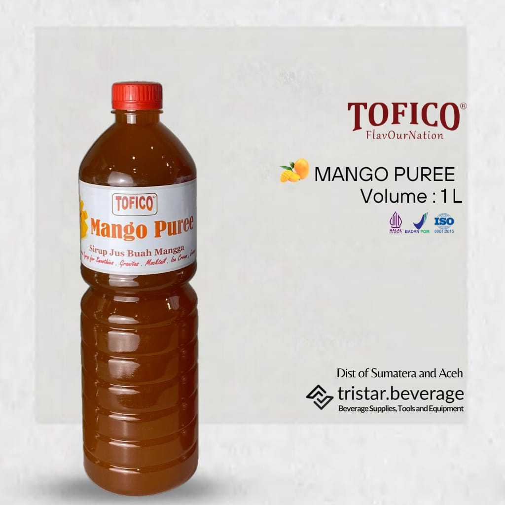 

Tofico Mango Puree Syrup 1L - Sirup Tofico Premium Rasa Mangga 1000 ml