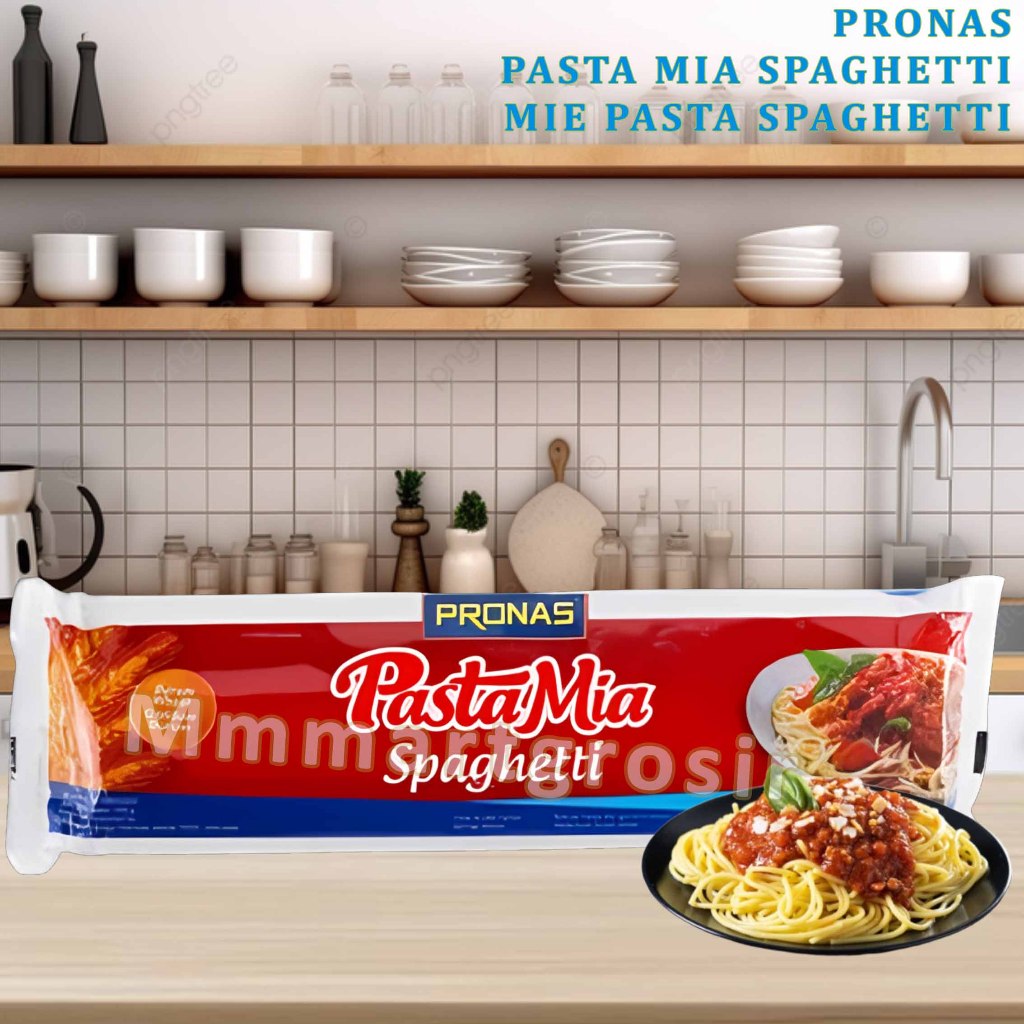 

Pronas / Pasta Mia Spaghetti / Mi Gandum Pasta Spaghetti / 500gr