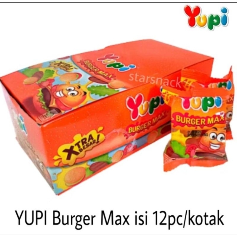 

Permen YUPI / Yupi Box Permen Jelly Gummy/Yupi Burger