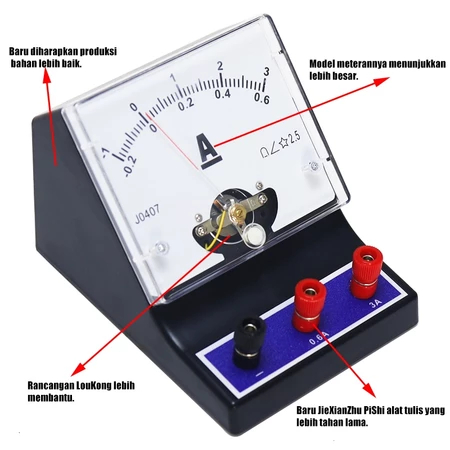 Galvanometer Sensor / Sensor Sensitif Ampere/Galvanometer Analog / Detektor Ammeter