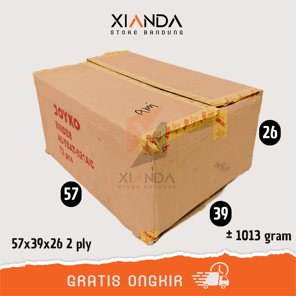 

KARDUS BEKAS 57x39x26 2 LAYER 1013 GRAM | PACKING DUS PINDAHAN BOX PACKAGING KEMASAN UKURAN BESAR KECIL LEMBARAN CM CENTIMETER TEBAL TIPIS KILOAN KOTAK POLOS KUAT JUMBO GROSIR SATU DUA PLY DOUBLE LAPIS KARTON KIRIM BARANG MURAH TERJANGKAU