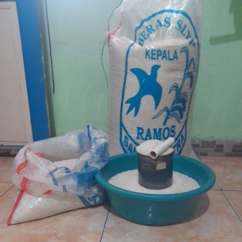 

Beras lokal, Beras pulen, Beras gilingan, Beras slyp, Kemasan 1 Liter