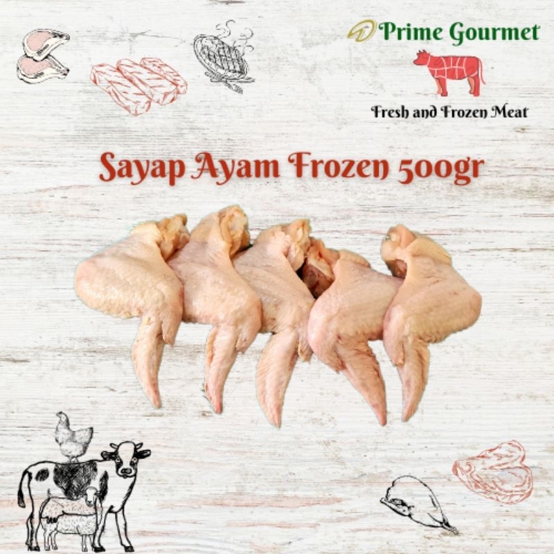 

Sayap Ayam / Chicken Wing 500gram
