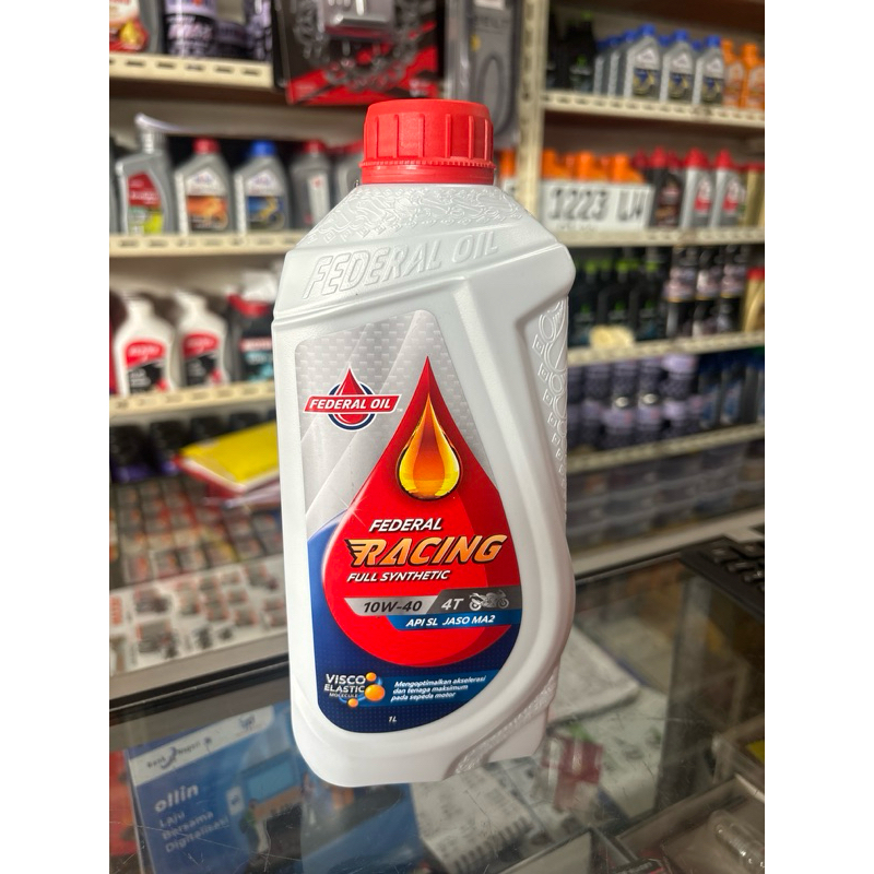 Federal Racing Full Synthetic Oil API 4T 10W-40 1 lt
