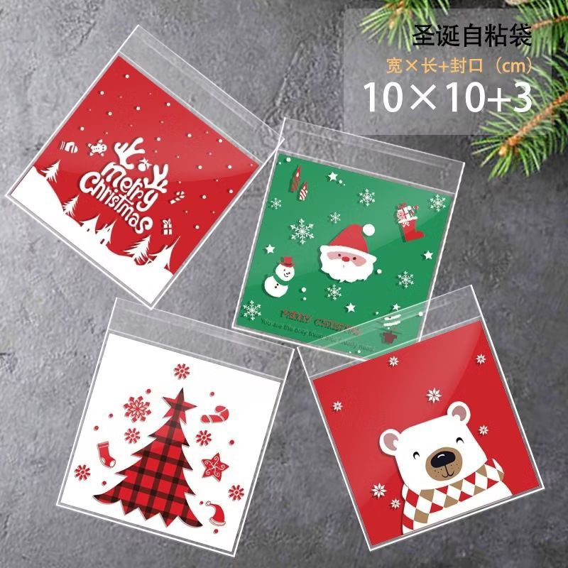 

Plastik Opp Cookies natal 10x10cm (isi 10)