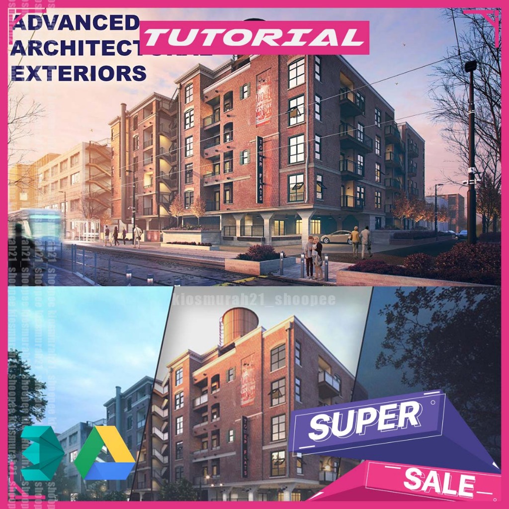3Ds Max - 3ds Max Vray Ultimate Architectural Exteriors Course 3Ds Max Tutorial