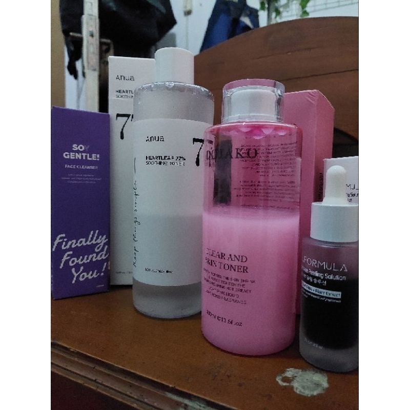 Preloved Toner Anua 500ml jumbo, face wash FFY