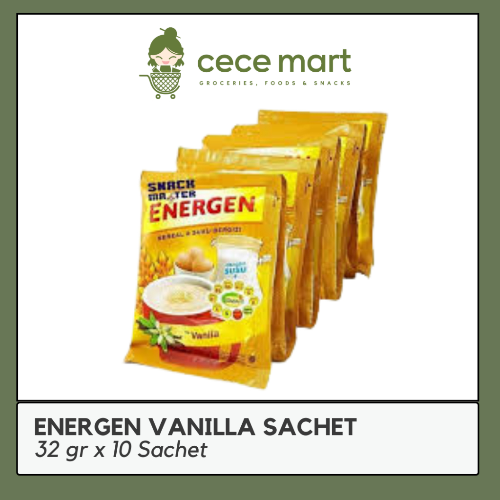 

1 Renceng Energen Vanila isi 10 Sachet x 32 Gram