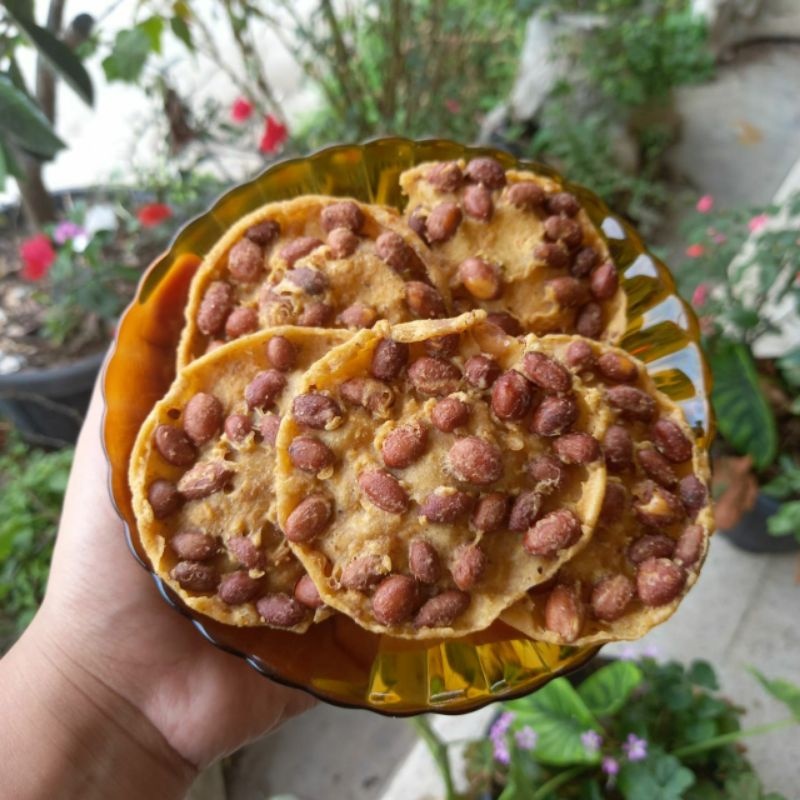 

RAKIK KACANG / PEYEK KACANG 1 BKS ISI 25 PCS KHAS MINANG