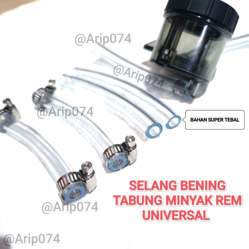 [COD] SELANG MINYAK REM BENING TRANSPARAN SELANG TABUNG REM SELANG TABUNG MINYAK REM DEPAN BELAKANG 