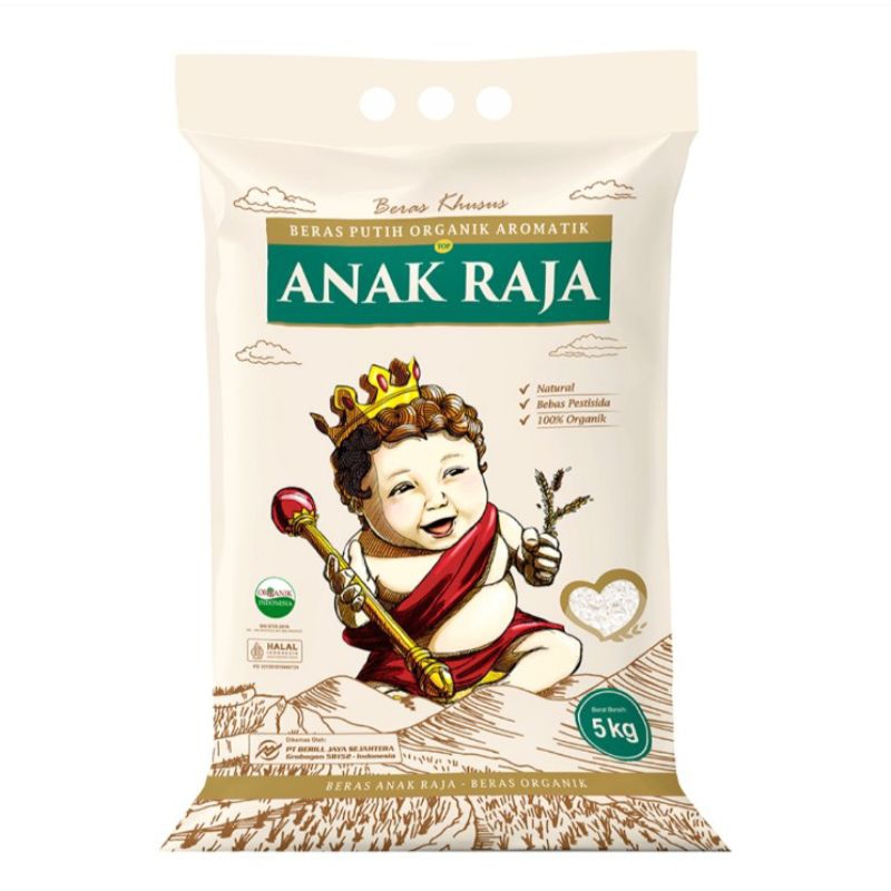 

Anak Raja Beras Organik Aromatik 5 kg