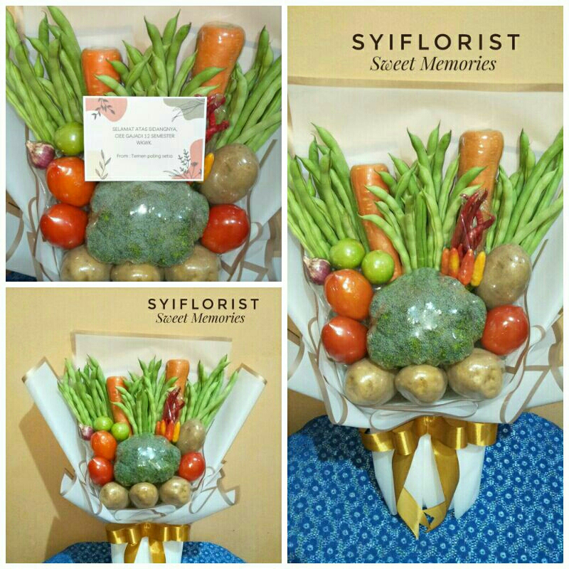 

BUKET SAYUR MEDIUM SIMPLE UNTUK HARI IBU, ULTAH, WISUDA, DLL
