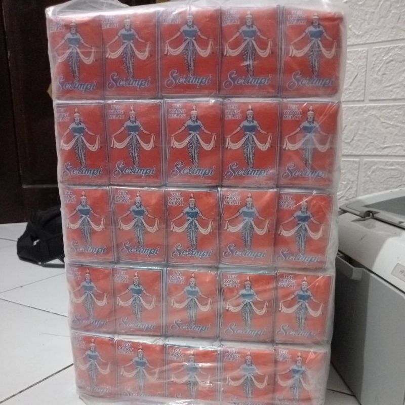 

Teh serimpi 1 ball (10 pak / 100 bungkus x 45 gram)
