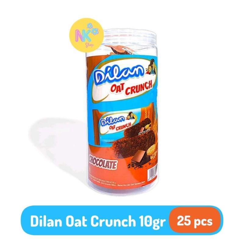 

[Restock Lagi] Dilan Oat Crunch 10gr - 1 toples isi 25 pcs